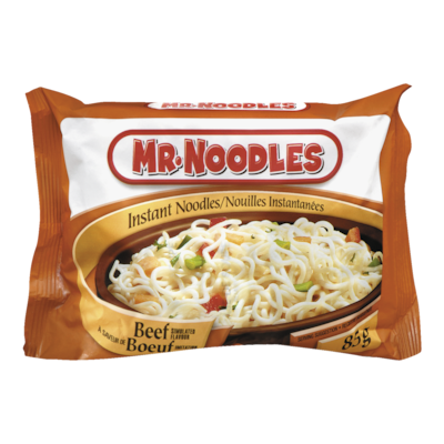 Mr Noodles Instant Noodles Beef Simulated Flavour 85 g, $0.81/100g