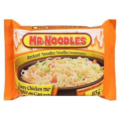 Mr Noodles Instant Noodles Curry Chicken Simulated Flavour 85 g, $0.69/100g