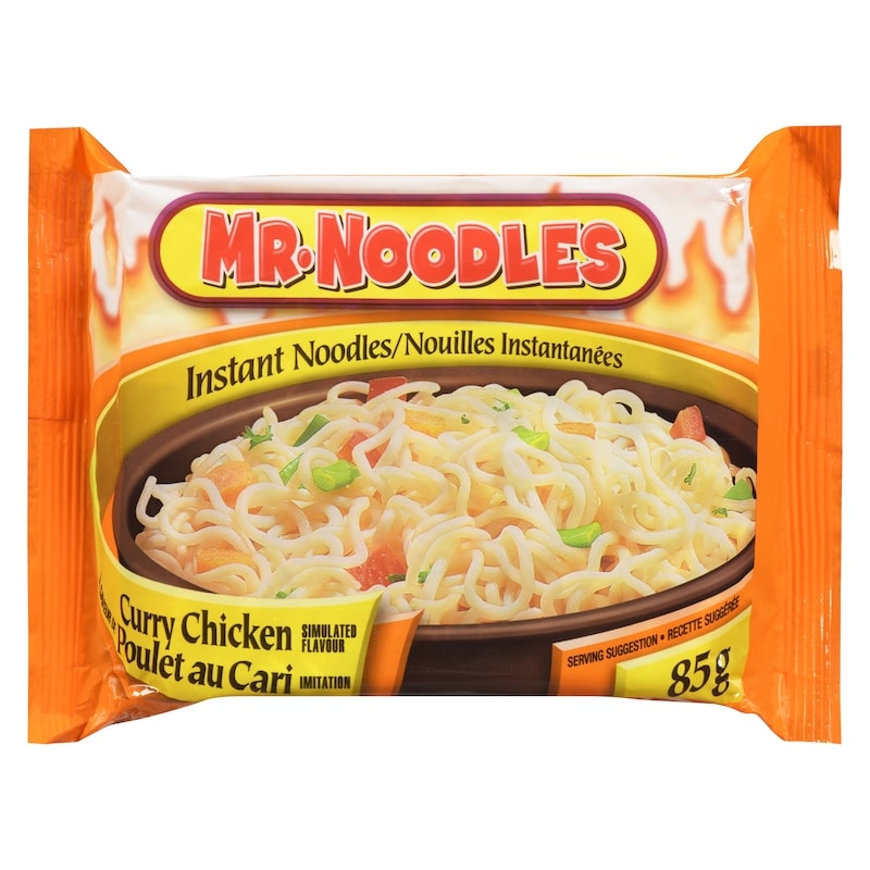 Instant Noodles Curry Chicken Simulated Flavour