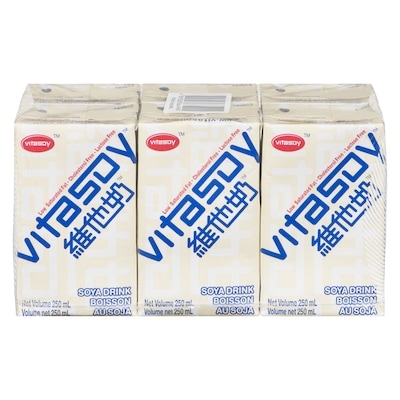 Vitasoy Soy Drink 6x250.0 ml, $0.40/100ml