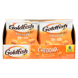 Pepperidge Farm Goldfish Cheddar (6 Pack) 6x28.0 g, $1.49/100g