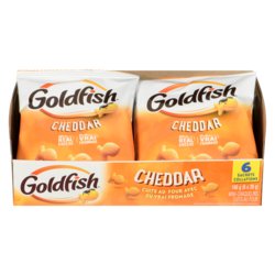 Pepperidge Farm Goldfish  Cheddar (28 g, 6 paquet) 6x28.0 g, 1,49 $/100g