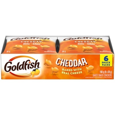 Pepperidge Farm Goldfish  Cheddar (28 g, 6 paquet) 6x28.0 g, 1,49 $/100g