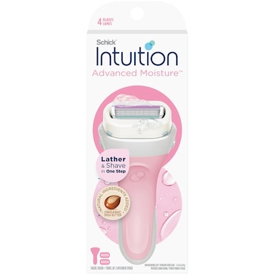 Schick Advanced Moisturizing Women's Razor with Shea Butter, 1 Handle and 2 Refills 1 ea, $15.49/1ea