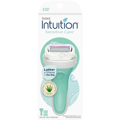 Schick Intuition Sensitive Care Women's Razor With Aloe, 1 Handle And 2 Refills 1 ea, $15.99/1ea