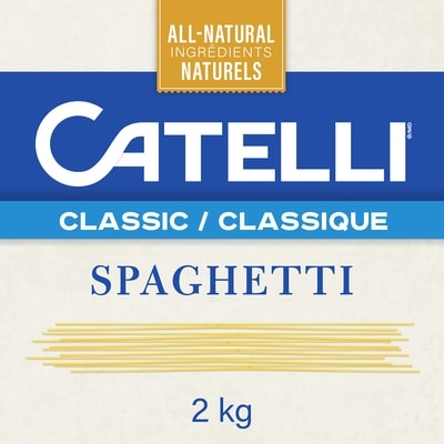 Catelli Pâtes Classiques, Spaghetti 2 kg, 0,45 $/100g