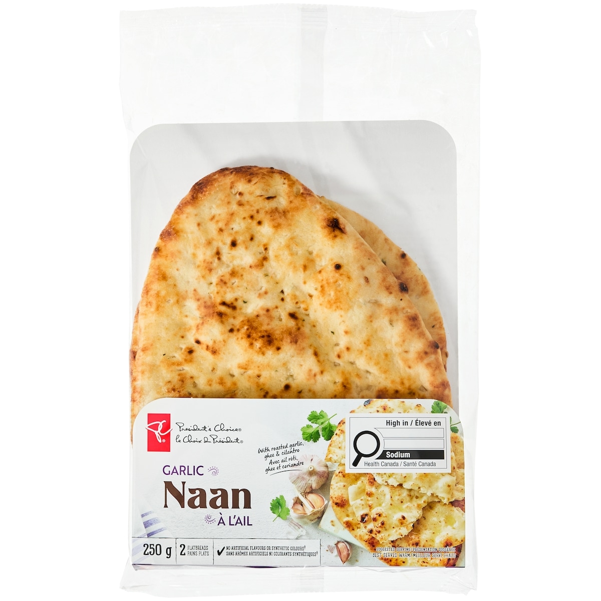 President's Choice Garlic Naan