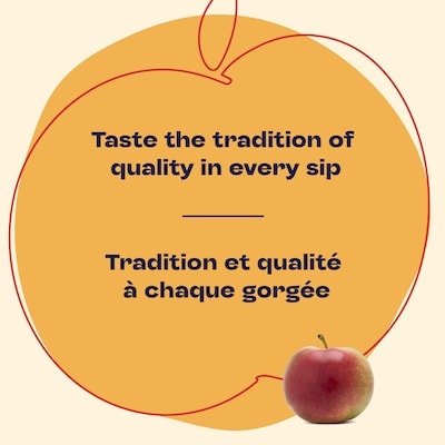 Jus de pomme pur à faible acidité