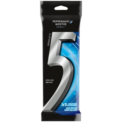 Wrigley’s Cobalt saveur de menthe, gomme sans sucre 3 ea, 2,16 $/1ch
