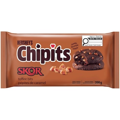 Hershey's Chipits Skor Toffee Bits Baking Candy 200 g, $2.50/100g