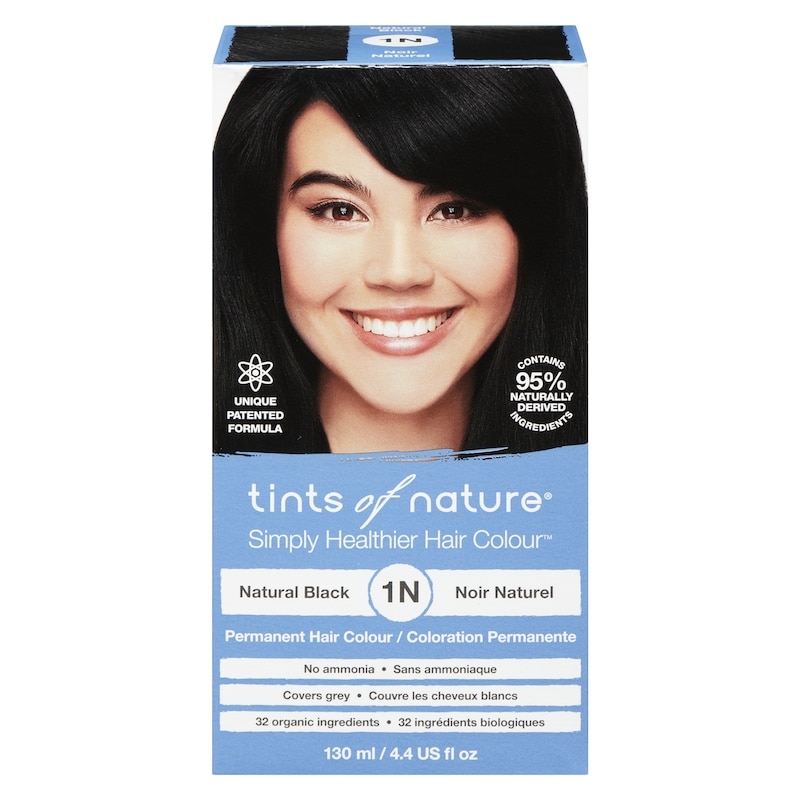 Hair Colour, Natural Black 1N