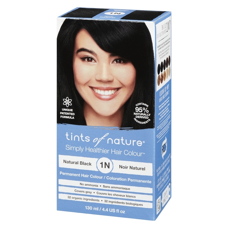 Hair Colour, Natural Black 1N