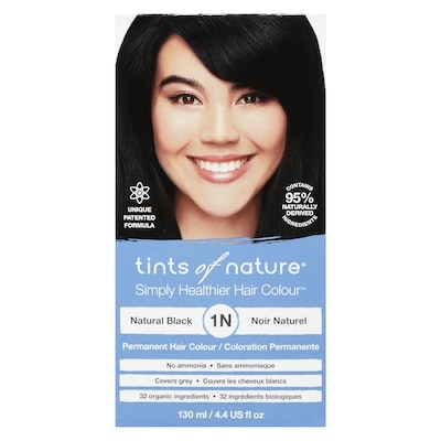 Hair Colour, Natural Black 1N