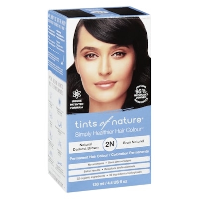 Hair Colour, Natural Darkest Brown 2N