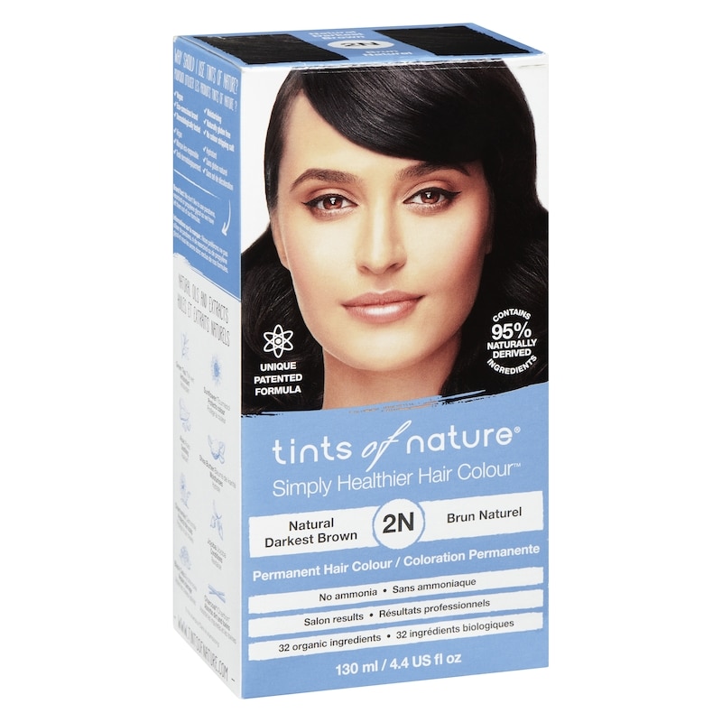 Hair Colour, Natural Darkest Brown 2N