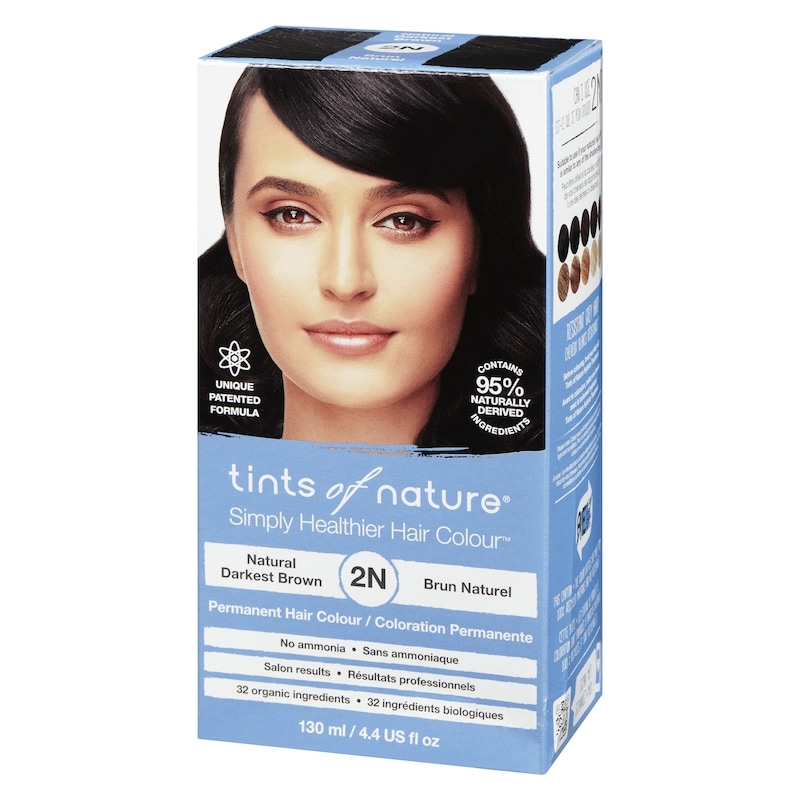 Hair Colour, Natural Darkest Brown 2N