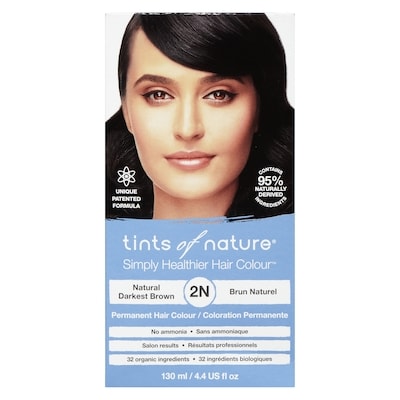 Hair Colour, Natural Darkest Brown 2N