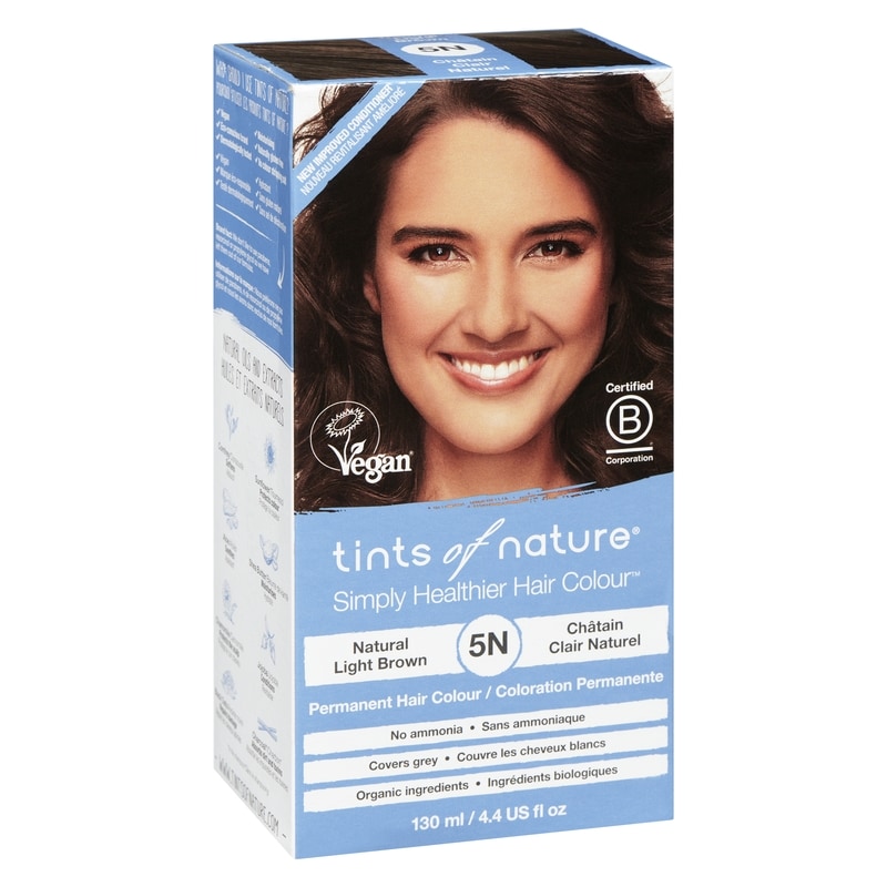 Hair Colour, Natural Light Brown 5N