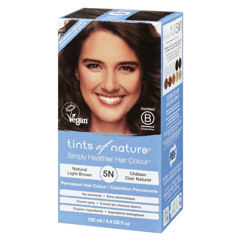 Hair Colour, Natural Light Brown 5N