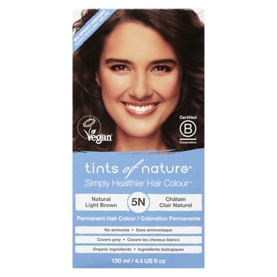 Hair Colour, Natural Light Brown 5N