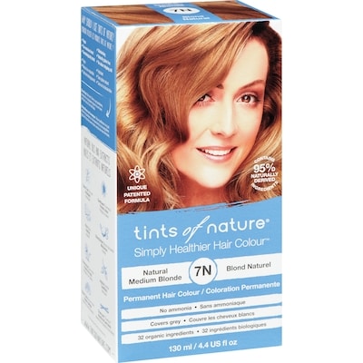 Hair Colour, Natural Medium Brown 7N