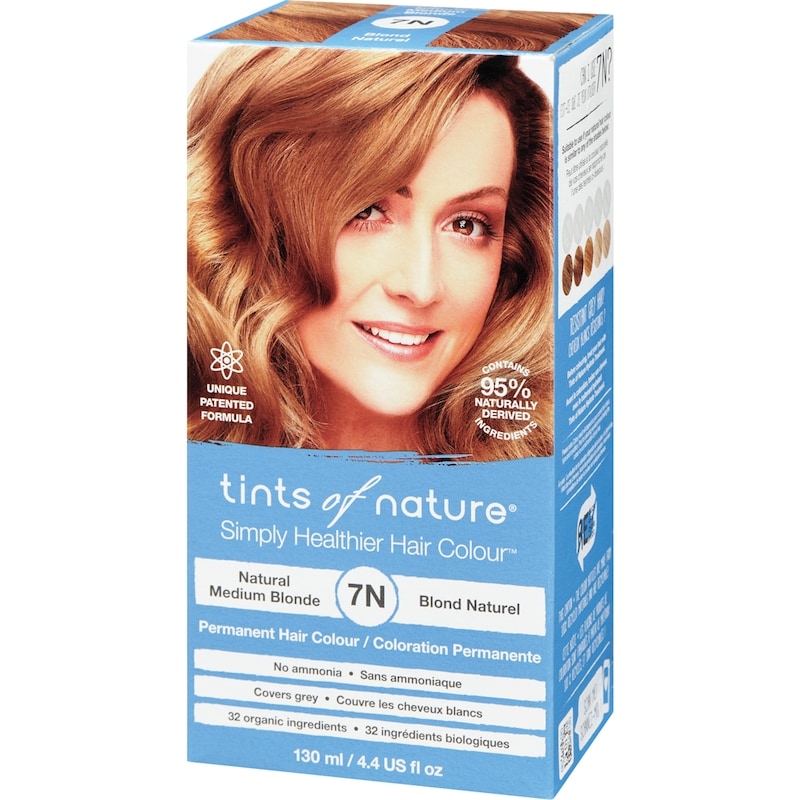 Hair Colour, Natural Medium Brown 7N