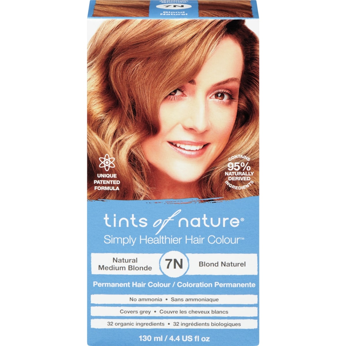 Tints of Nature Colorant capillaire 7N brun moyen naturel 130 ml, 13,84 $/100ml