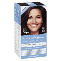 Tints of Nature Hair Colour, Rich Chocolate Brown 4CH - 130 ml