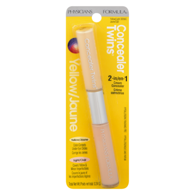 Physician's Formula Concealer Twins 2-in-1 Cover Cream, Yellow 6.8 g, $191.03/100g
