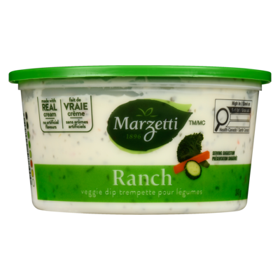 Trempette ranch pour légumes
