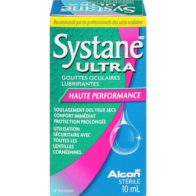 Systane Gouttes oculaires lubrifiantes Ultra Haute performance 10 ml, 144,90 $/100ml