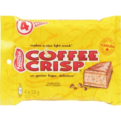 Nestlé Coffee Crisp Wafer Bars Multipack 4x50.0 g, $3.25/100g