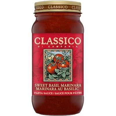 Classico Sweet Basil Marinara Spaghetti Pasta Sauce 650 ml, $0.92/100ml
