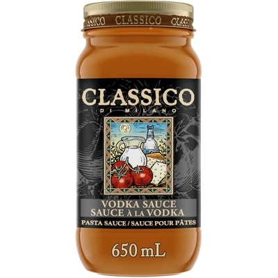 Classico Vodka Sauce Spaghetti Pasta Sauce 650 ml, $0.92/100ml