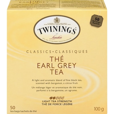 Twinings 50ct Earl Grey 50 ea, $0.22/1ea