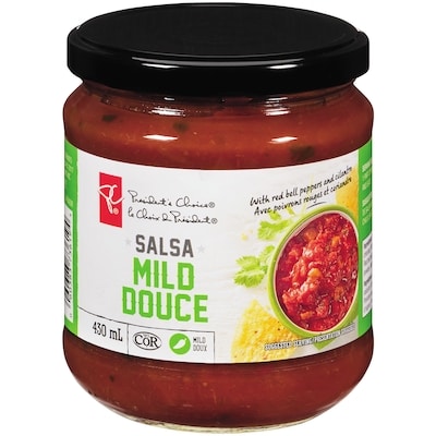 President's Choice Mild Salsa 430 ml, $1.16/100ml
