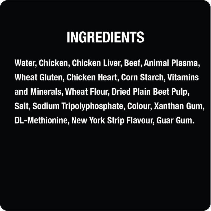 Dog Food, Filets in Sauce New York Strip Flavour Wet 