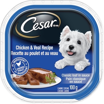 Cesar Classic Loaf In Sauce Chicken & Veal Tray 100 g, $1.99/100g