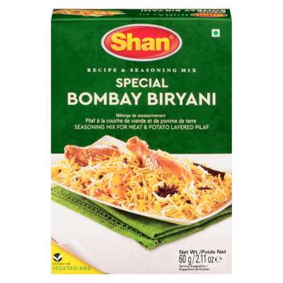 Shan Special Bombay Biryani Mix 60 g, $3.32/100g