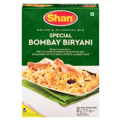 Shan Mélange d’épices Biryani Special Bombay 60 g, 3,82 $/100g