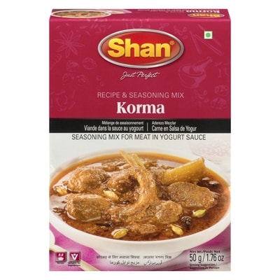 Shan Cari korma 50 g, 3,98 $/100g