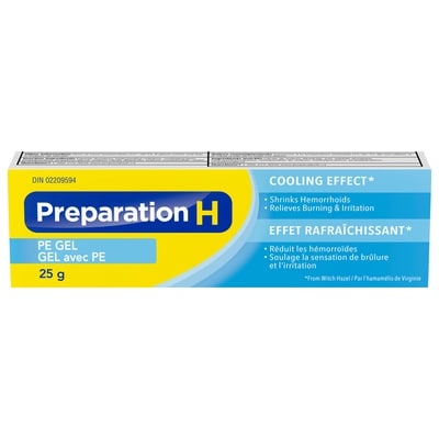 Préparation H Soulagement Rafraîchissant Gel avec PE 25 g, 39,96 $/100g