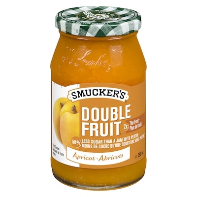 Smuckers Double Fruit Apricot Fruit Spread 390 ml, $1.79/100ml