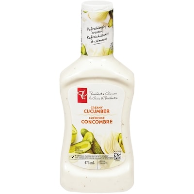 le Choix du Président Vinaigrette crémeuse au concombre 475 ml, 1,01 $/100ml