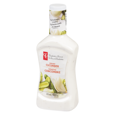 Vinaigrette crémeuse au concombre