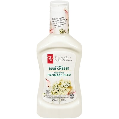 le Choix du Président Vinaigrette crémeuse au fromage bleu 475 ml, 1,01 $/100ml