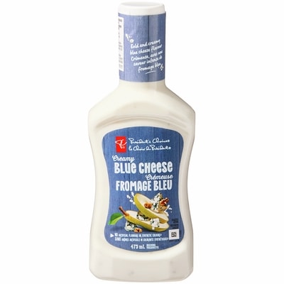 le Choix du Président Vinaigrette crémeuse au fromage bleu 475 ml, 0,95 $/100ml
