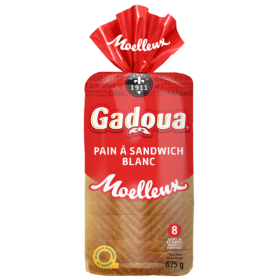 Gadoua Pain à sandwich blanc 675 g, 0,52 $/100g