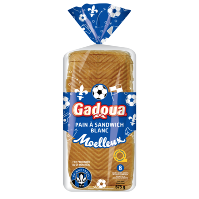 Gadoua Pain à sandwich blanc 675 g, 0,52 $/100g