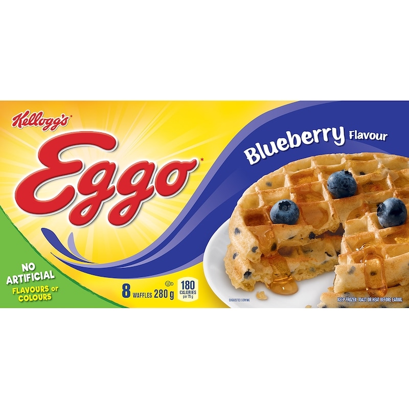 Eggo Waffles Blueberry Flavour